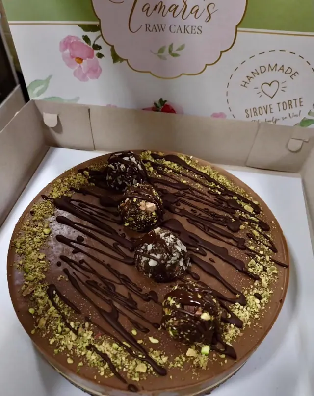 Raw čoko-vanila torta